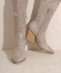 Oasis Society Lacey - Knee High Western Boots - Happily Ever Atchison Shop Co.