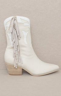 Oasis Society Millie - Fringe Framed Bootie - Happily Ever Atchison Shop Co.