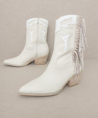 Oasis Society Millie - Fringe Framed Bootie - Happily Ever Atchison Shop Co.