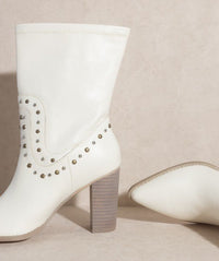 OASIS SOCIETY Paris - Studded Boots - Happily Ever Atchison Shop Co.