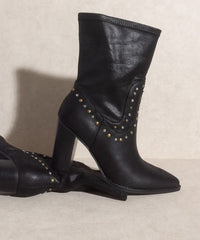 OASIS SOCIETY Paris - Studded Boots - Happily Ever Atchison Shop Co.