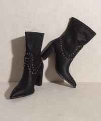 OASIS SOCIETY Paris - Studded Boots - Happily Ever Atchison Shop Co.