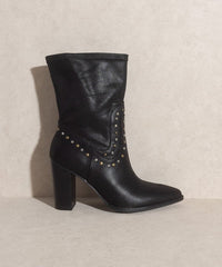 OASIS SOCIETY Paris - Studded Boots - Happily Ever Atchison Shop Co.