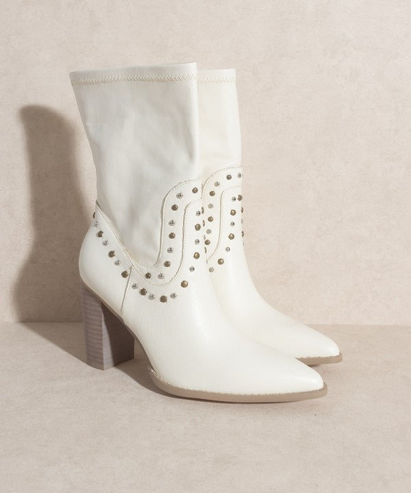 OASIS SOCIETY Paris - Studded Boots - Happily Ever Atchison Shop Co.