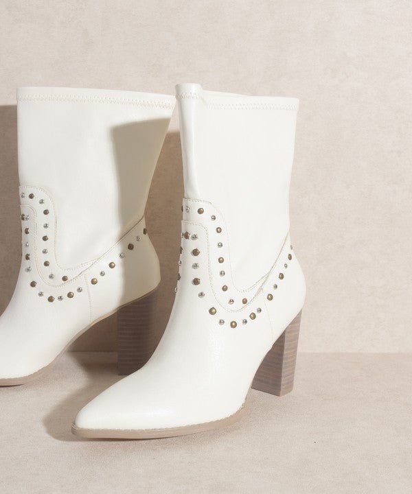 OASIS SOCIETY Paris - Studded Boots - Happily Ever Atchison Shop Co.