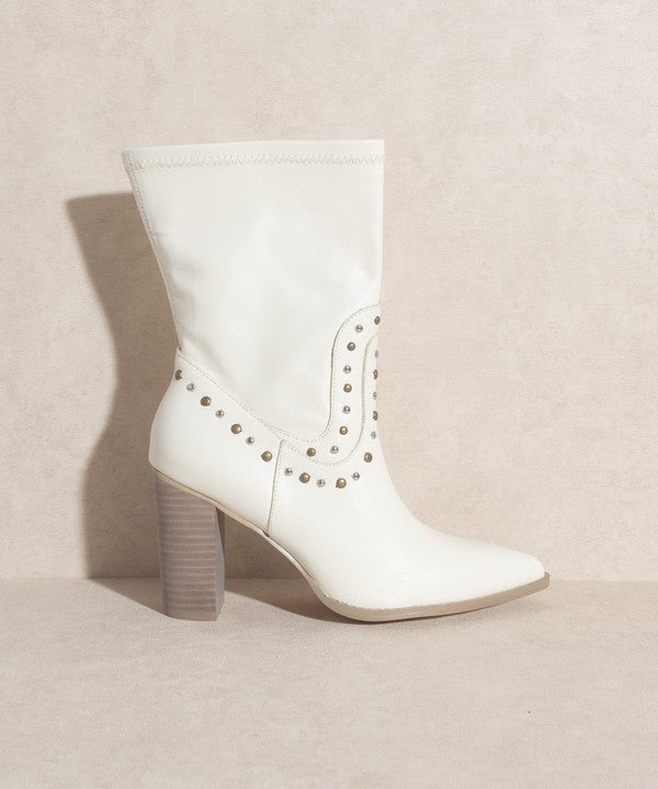 OASIS SOCIETY Paris - Studded Boots - Happily Ever Atchison Shop Co.