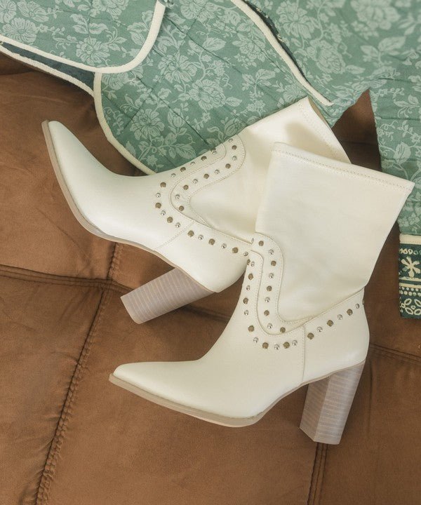 OASIS SOCIETY Paris - Studded Boots - Happily Ever Atchison Shop Co.