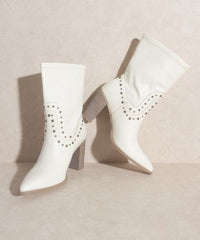 OASIS SOCIETY Paris - Studded Boots - Happily Ever Atchison Shop Co.