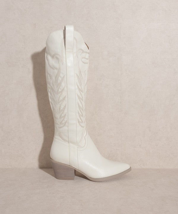 Oasis Society Samara - Embroidered Tall Boot - Happily Ever Atchison Shop Co.