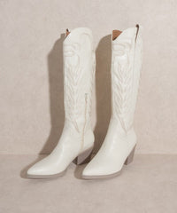 Oasis Society Samara - Embroidered Tall Boot - Happily Ever Atchison Shop Co.