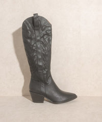 Oasis Society Samara - Embroidered Tall Boot - Happily Ever Atchison Shop Co.