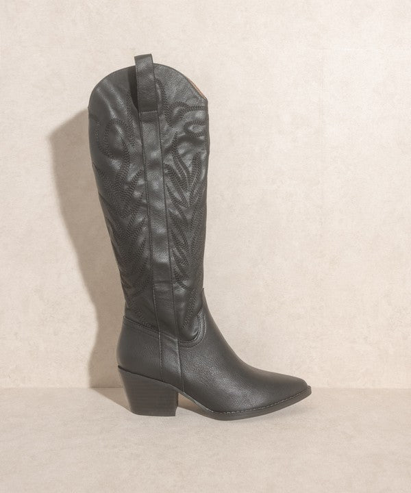 Oasis Society Samara - Embroidered Tall Boot - Happily Ever Atchison Shop Co.