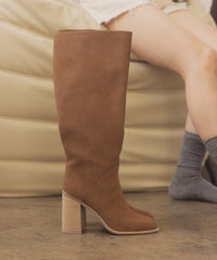 OASIS SOCIETY Shiloh - Knee High Block Heel Boots - Happily Ever Atchison Shop Co.