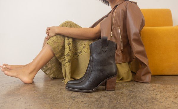 OASIS SOCIETY Tara - Two Paneled Western Boots - Happily Ever Atchison Shop Co.