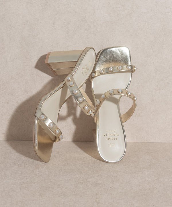 OASIS SOCIETY Victoria - Pearl Strap Heel - Happily Ever Atchison Shop Co.