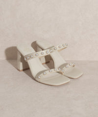 OASIS SOCIETY Victoria - Pearl Strap Heel - Happily Ever Atchison Shop Co.