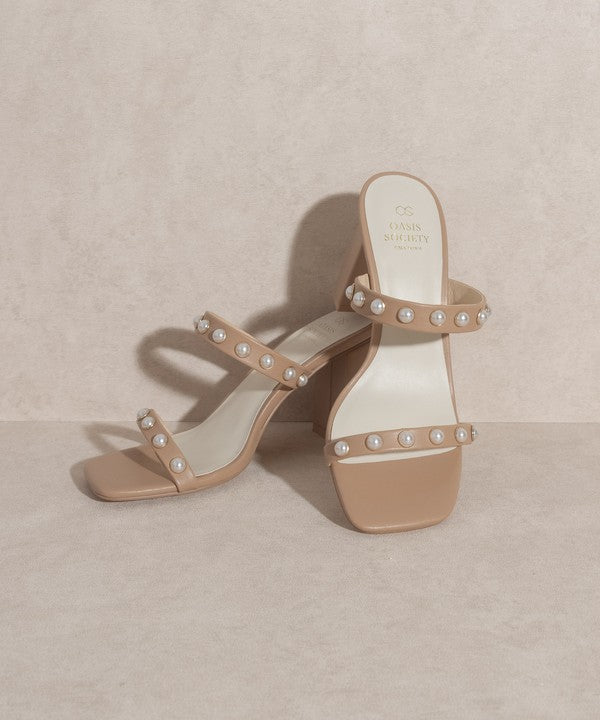 OASIS SOCIETY Victoria - Pearl Strap Heel - Happily Ever Atchison Shop Co.