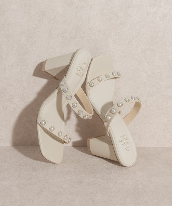 OASIS SOCIETY Victoria - Pearl Strap Heel - Happily Ever Atchison Shop Co.