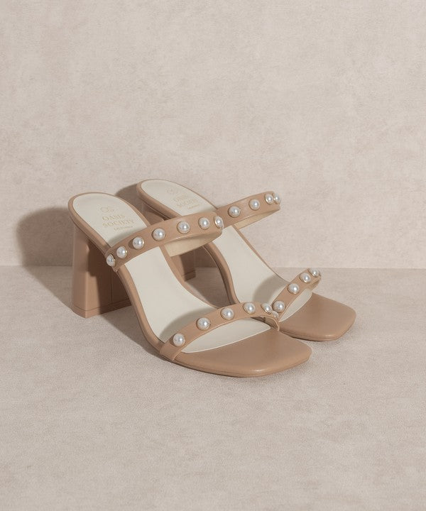 OASIS SOCIETY Victoria - Pearl Strap Heel - Happily Ever Atchison Shop Co.