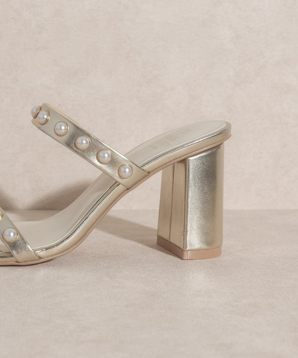 OASIS SOCIETY Victoria - Pearl Strap Heel - Happily Ever Atchison Shop Co.