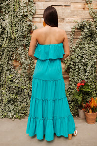 Oceans Of Bliss Dress in Blue - Happily Ever Atchison Shop Co.