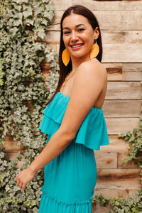 Oceans Of Bliss Dress in Blue - Happily Ever Atchison Shop Co.