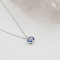 Ode to Rose Blue Crystla Necklace - Happily Ever Atchison Shop Co.