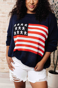 Oh Say Can You See Lightweight Pullover - Happily Ever Atchison Shop Co.