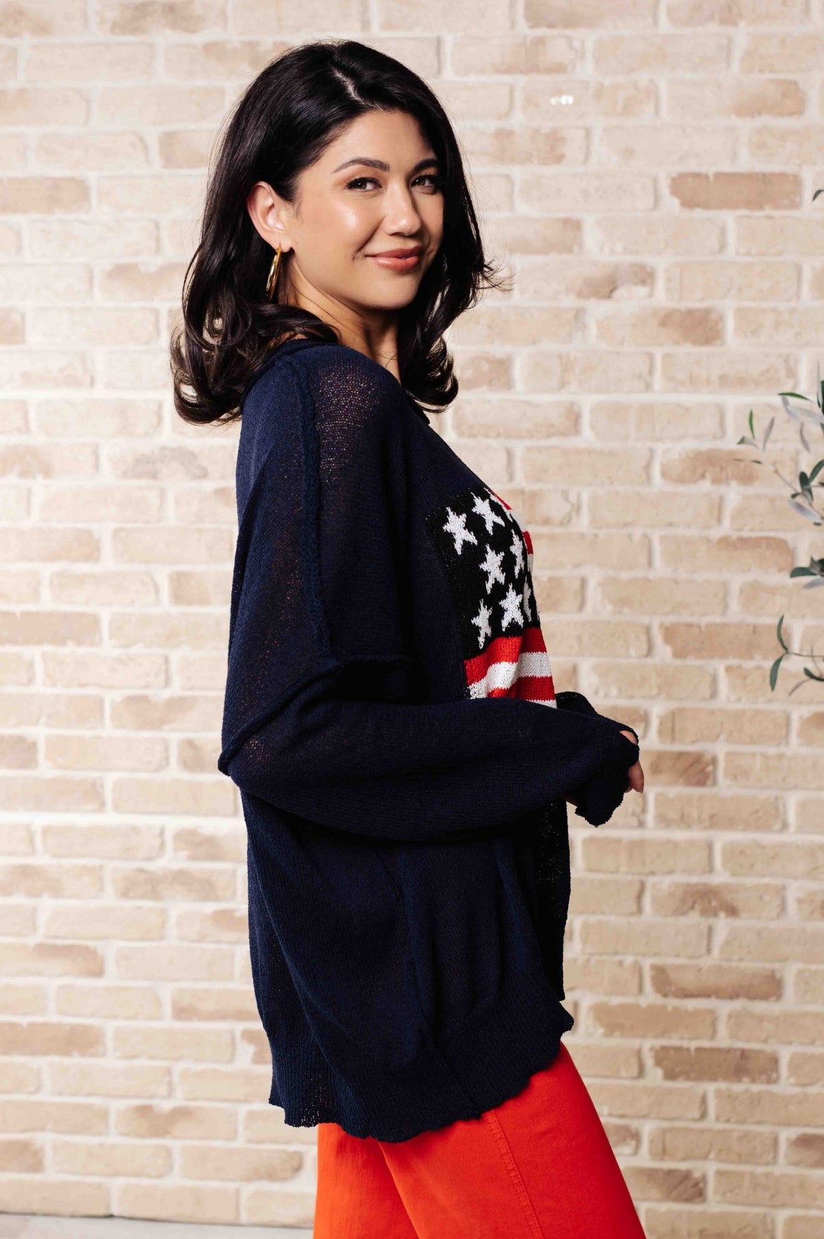 Oh Say Can You See Lightweight Pullover - Happily Ever Atchison Shop Co.