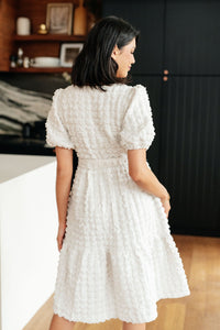 On Cloud Nine Bubble Midi Dress - Happily Ever Atchison Shop Co.