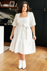 On Cloud Nine Bubble Midi Dress - Happily Ever Atchison Shop Co.