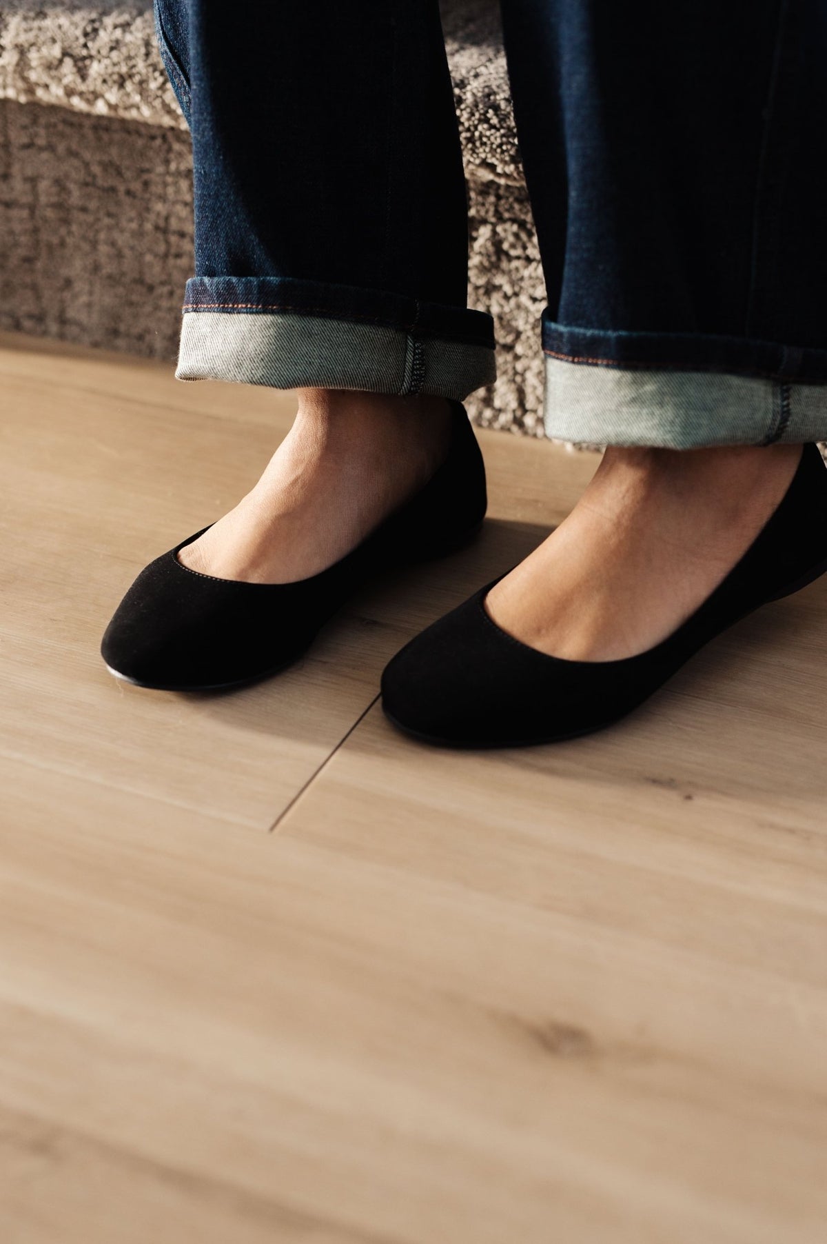 On Your Toes Ballet Flats in Black - Happily Ever Atchison Shop Co.