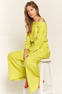 ONE SHOULDER TERRY JUMPSUIT - Happily Ever Atchison Shop Co.