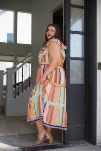 Painted Palette Midi Dress - Happily Ever Atchison Shop Co.