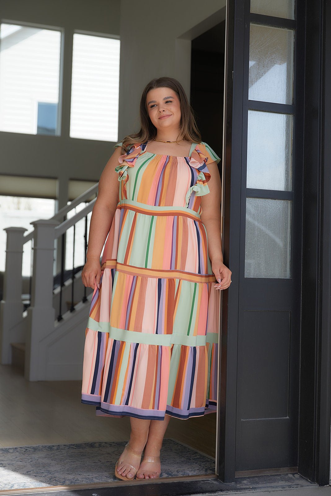 Painted Palette Midi Dress - Happily Ever Atchison Shop Co.