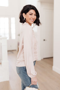 Picture This Top In Blush - Happily Ever Atchison Shop Co.