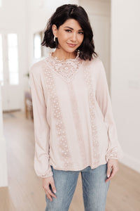 Picture This Top In Blush - Happily Ever Atchison Shop Co.