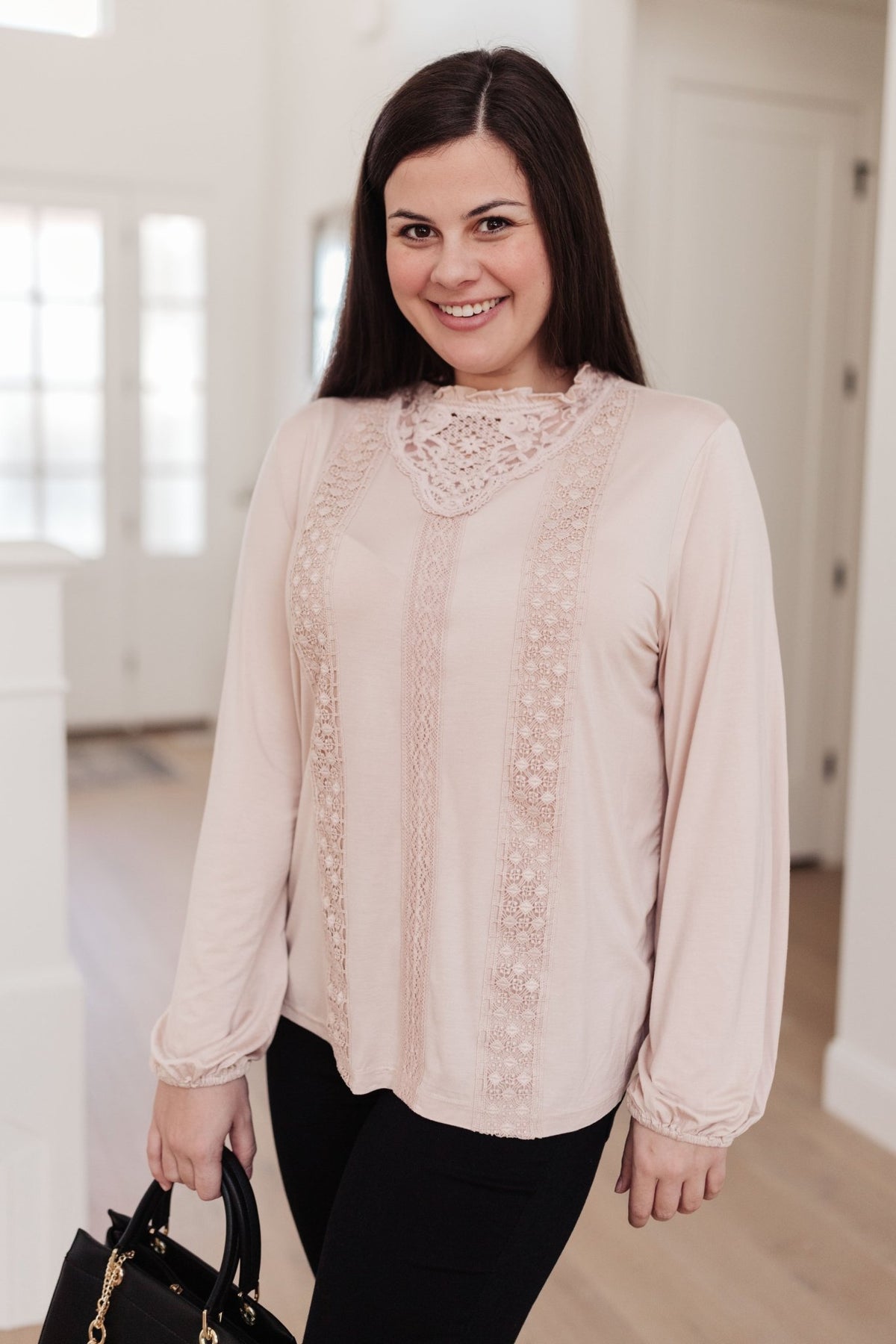 Picture This Top In Blush - Happily Ever Atchison Shop Co.