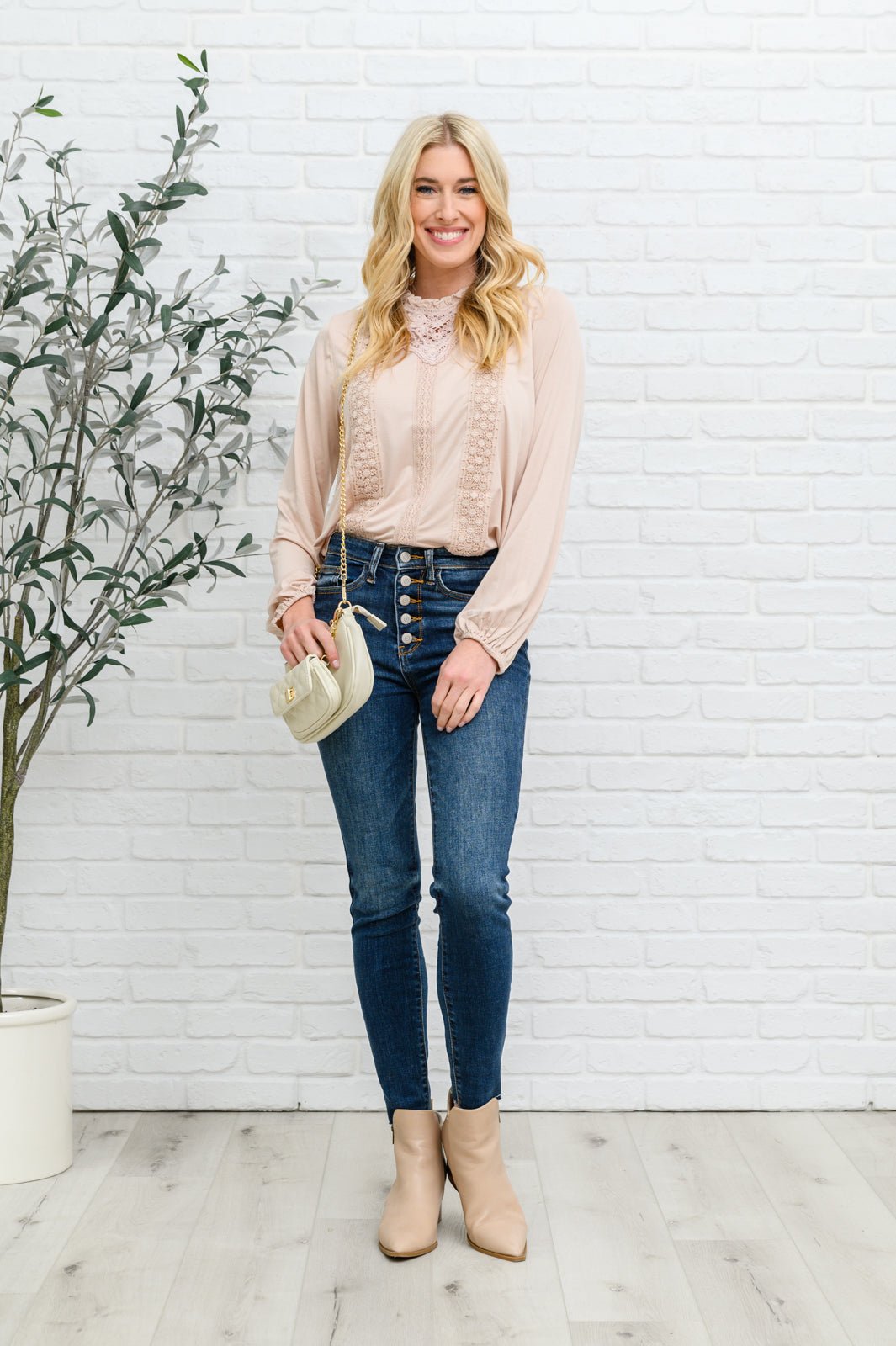 Picture This Top In Blush - Happily Ever Atchison Shop Co.