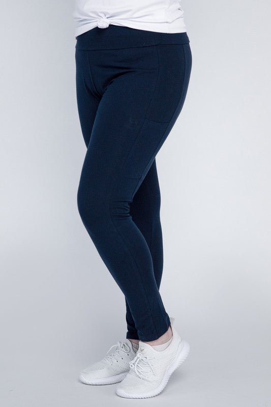 Plus Everyday Leggings with Pockets - Happily Ever Atchison Shop Co.