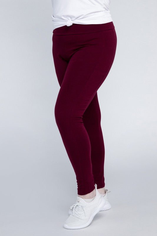 Plus Everyday Leggings with Pockets - Happily Ever Atchison Shop Co.