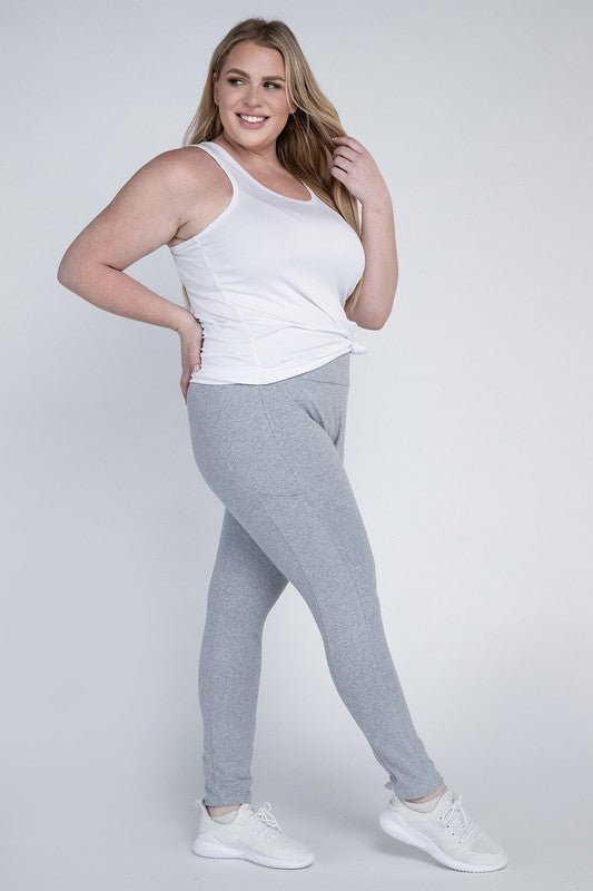 Plus Everyday Leggings with Pockets - Happily Ever Atchison Shop Co.