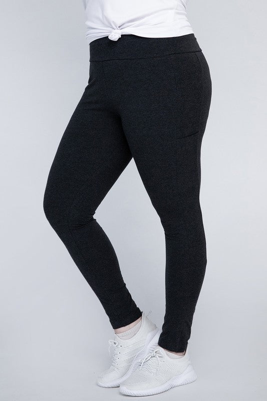 Plus Everyday Leggings with Pockets - Happily Ever Atchison Shop Co.