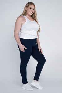 Plus Everyday Leggings with Pockets - Happily Ever Atchison Shop Co.