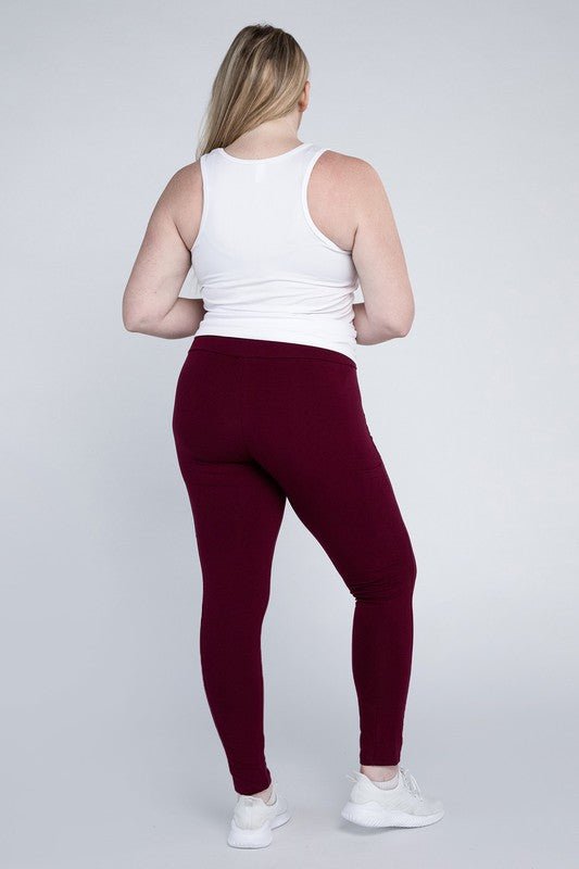 Plus Everyday Leggings with Pockets - Happily Ever Atchison Shop Co.