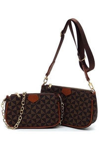 PM Monogram 2 - in - 1 Crossbody Bag - Happily Ever Atchison Shop Co.