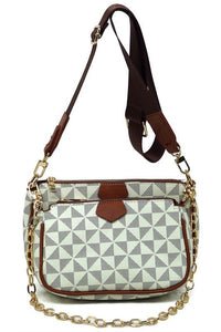 PM Monogram 2 - in - 1 Crossbody Bag - Happily Ever Atchison Shop Co.