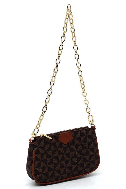 PM Monogram 2 - in - 1 Crossbody Bag - Happily Ever Atchison Shop Co.