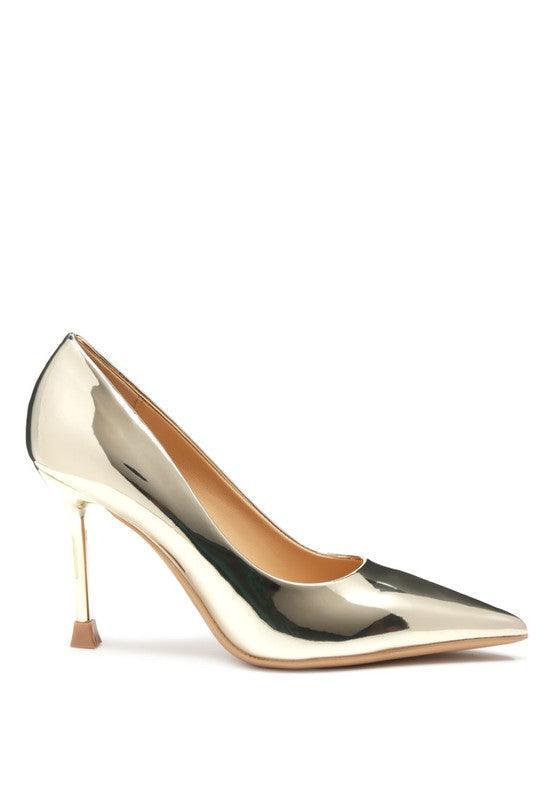 POUDRE METALLIC POINTED STILETTOS - Happily Ever Atchison Shop Co.