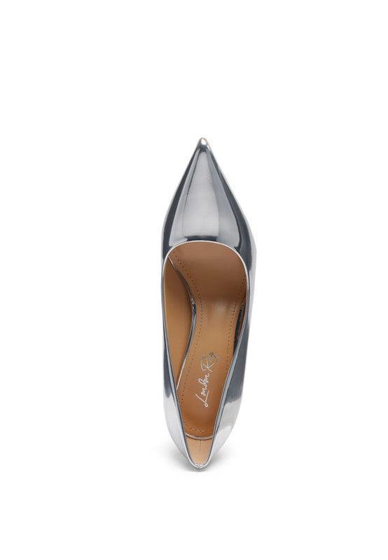 POUDRE METALLIC POINTED STILETTOS - Happily Ever Atchison Shop Co.